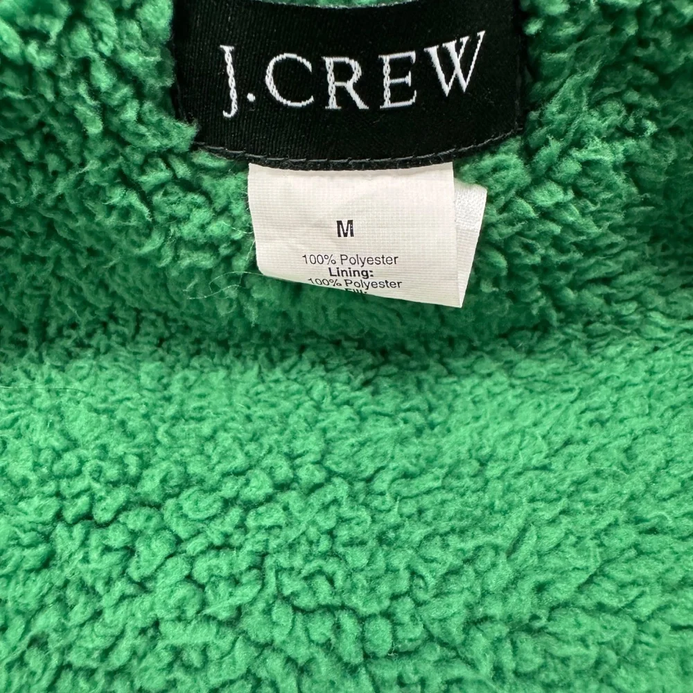 J. Crew Green Puffer Vest Medium - Picture 4 of 8